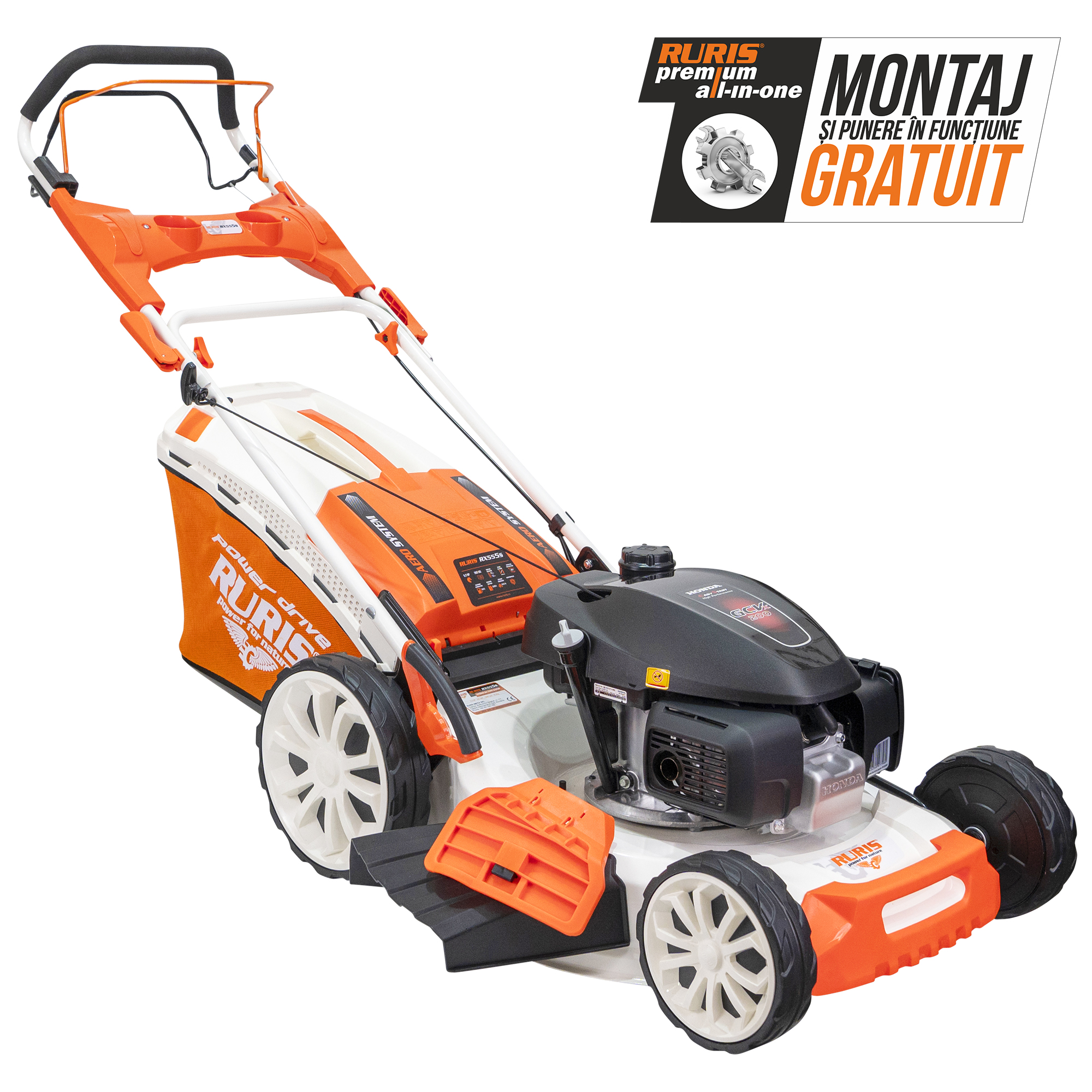 Masina de tuns gazon RURIS RX 555 S 5.2 CP - 555s2022